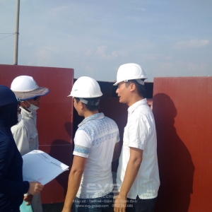 Nghiệm thu giám sát công trình cổng thép khu công nghiệp An Dương tại Hải Phòng