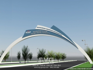 Dự án: Thiết kế cổng thép khu công nghiệp An Dương (VCEP) tại Hải Phòng